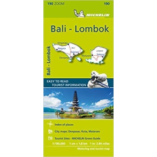 MICHELIN Bali, Lombok térkép Michelin 190. 1:180 000 Bali térkép 2019 térkép