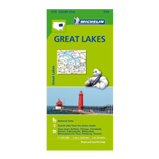 MICHELIN Great Lake Zoom Map 173 idegen nyelvű könyv