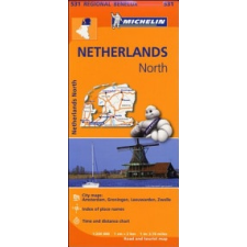 MICHELIN Noord-Nederland / Pays-Bas Nord idegen nyelvű könyv