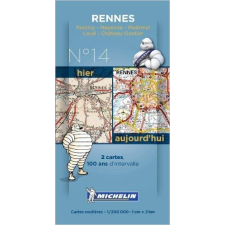 MICHELIN Rennes térkép 8014. 1/200,000 térkép