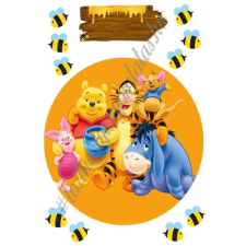  Micimackó - Ehető tortaostya szett alapvető élelmiszer