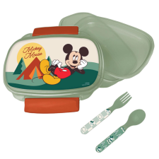 Mickey Disney Mickey Nature szendvicsdoboz + evőeszköz szett babaétkészlet