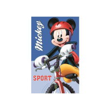 Mickey kéztörlő, arctörlő, törölköző - 35x65cm - Bicikli - Sötétkék lakástextília