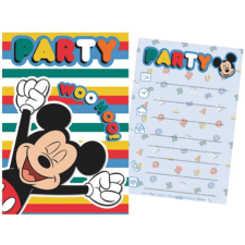 Mickey Party Meghívó party kellék