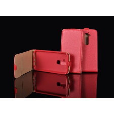 Microsoft Lumia 550 piros szilikon keretes vékony flip tok tok és táska