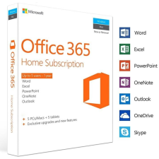 Microsoft Office 365 Home - 6 Users PC/MAC EUROPE - 1 year irodai és számlázóprogram