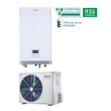 Midea MHA-V16W/D2N8-B M-Thermal 16kW osztott split hőszivattyú 1 fázis hőszivattyú