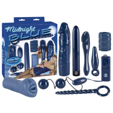  Midnight Blue - vibrátoros készlet (9 részes) vibrátorok