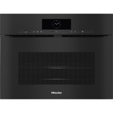 Miele H 7840 BMX obszidiánfekete fogantyú nélküli mikrohullámú üzemmóddal kombinált sütő sütő
