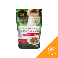 Mikan Mikan Cat Pouch (Marha) - 24 x 100 g macskaeledel