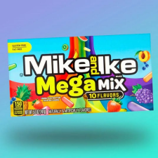  Mike and Ike Mega Mix gyümölcsös cukorkák 141g csokoládé és édesség