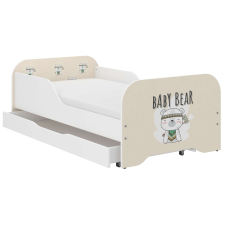  MIKI gyerekágy 140x70cm  ajándék matraccal, ágyneműtartó nélkül - baby bear gyermekbútor