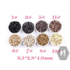  Mikrohüvely Euro Lock perem nélküli 6# hamvasszőke (100 db)