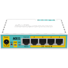 MIKROTIK hEX PoE lite RB750UPR2 router