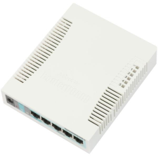 MIKROTIK MIKROTIK Cloud Smart Switch 5x1000Mbps + 1x1000Mbps SFP, Menedzselhető, Asztali - CSS106-5G-1S hub és switch