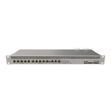 MIKROTIK RB1100DX4  Vezetékes Router RouterBOARD 13x1000Mbps, 60GB M.2SSD, Redundáns Táp, Rackes router