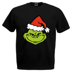  Mikulás Sapkás Grincs - Karácsonyi Férfi Póló