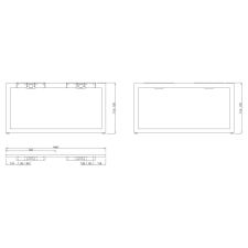  MILADESIGN lábazat Quark Q7214-Z fehér bútor