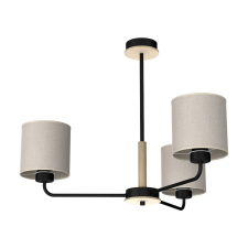 MILAGRO Atlanta fekete-bézs függesztett lámpa (MIL-MLP7451) E27 3 izzós IP20 világítás