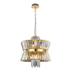 MILAGRO Aurelia arany kristály függesztett lámpa (MIL-ML0405) E14 12 izzós IP20
