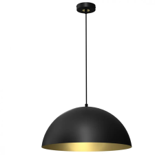 MILAGRO Beta fekete / arany függőlámpa 45cm (MLP7973) 1xE27 világítás