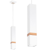 MILAGRO Függesztett lámpa skandináv stílusú loft fehér MiLAGRO VIDAR 1x GU10 Fém + fa