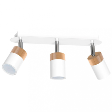 MILAGRO JOKER WHITE WOOD mennyezeti lámpa 3x GU10 MILAGRO Fém modern stílusban világítás