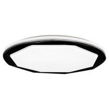 MILAGRO LED felületre szerelhető mennyezeti lámpa OPTIMA fekete 52W LED Ø480 mm Milagro világítás