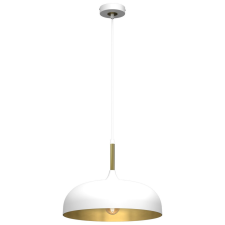 MILAGRO LINCOLN mennyezeti függőlámpa White Gold 1xE27 35cm Milagro világítás