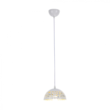 MILAGRO LISA függőlámpa 1xE27 18 cm Fehér Elegant ML6138 Milagro Metal világítás