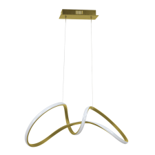 MILAGRO Modern LED függőlámpa arany 48W Milagro Tesoro Gold 2400lm 4000K ML7953 világítás