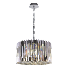 MILAGRO Prémium fém-kristály függőlámpa króm Milagro Ritz Chrome (ML0396) 12xE14 világítás