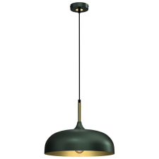 MILAGRO Zöld/arany függőlámpa Milagro Lincoln Green 35cm (MLP8032) 1xE27 világítás