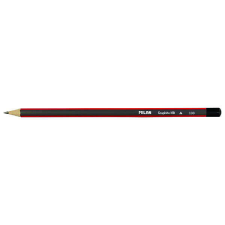 MILAN háromszögletű grafitceruza - HB - piros csíkos ceruza