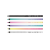 MILAN Sunset Hatszögletű színes ceruza (6 db / csomag)