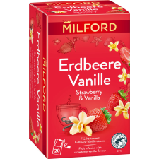  Milford eper-vanília ízű gyümölcstea 20x2g 40 g tea