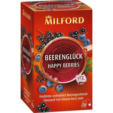 Milford Gyümölcstea, 20x2,5 g, MILFORD "Happy berries", bogyós gyümölcs tea