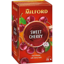 Milford Gyümölcstea, 20x2,5 g, MILFORD &quot;Sweet cherry&quot;, cseresznye tea