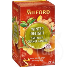 Milford MILFORD WINTER DELIGHT ZÖLD TEA GYÖMBÉR-NARANCS 20X1,75G tea