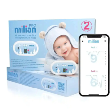 Milian Milian légzésfigyelő - Pro Standard Bluetooth - 2db érzékelőlappal légzésfigyelő