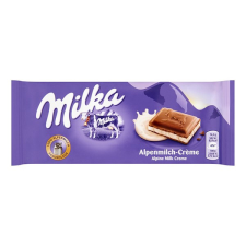 Milka Csokoládé milka alpesi töltött tejcsokoládés 100 g csokoládé és édesség