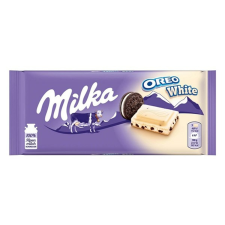 Milka Csokoládé MILKA Oreo White fehércsokoládés 100g csokoládé és édesség