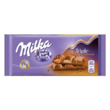 Milka Csokoládé MILKA Tripla Karamellás 90g csokoládé és édesség