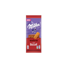  Milka Extra Lotus Biscoff Karamellás Ízű Kekszdarabokkal 190g csokoládé és édesség