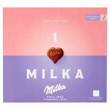  MILKA I LOVE Epres krémtöltött 110g /10/ csokoládé és édesség