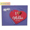  Milka I Love Mogyorókrémes – alpesi tejcsokoládé praliné mogyorókrémmel, 110 g