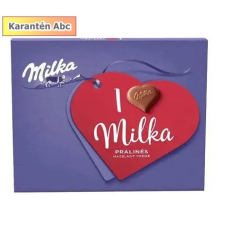  Milka I Love Mogyorókrémes – alpesi tejcsokoládé praliné mogyorókrémmel, 110 g csokoládé és édesség