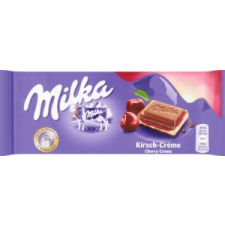 Milka Milka táblás csokoládé cherry krém 100g csokoládé és édesség