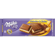 Milka Milka táblás nugát choco&keksz 300g csokoládé és édesség