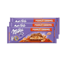 Milka MMMax karamellás-mogyorós táblás csokoládé (3x276 g) csokoládé és édesség